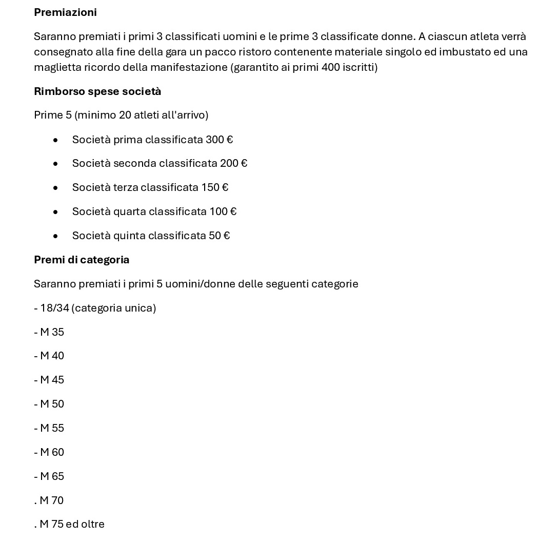 Premiazioni Maratonina-San-Luigi - 2025